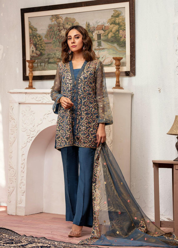 Zaaviay Festive Pret  Missouri 3 Piece Suit ZV22PE ZEC22- 014 Selina