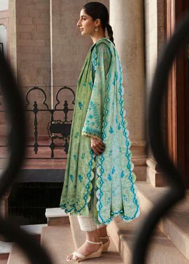 Zaha By Khadijah Shah Embroidered Lawn Suits Unstitched 3 Piece ZKS23FU ZF 23-05 Miray - Festive Collection