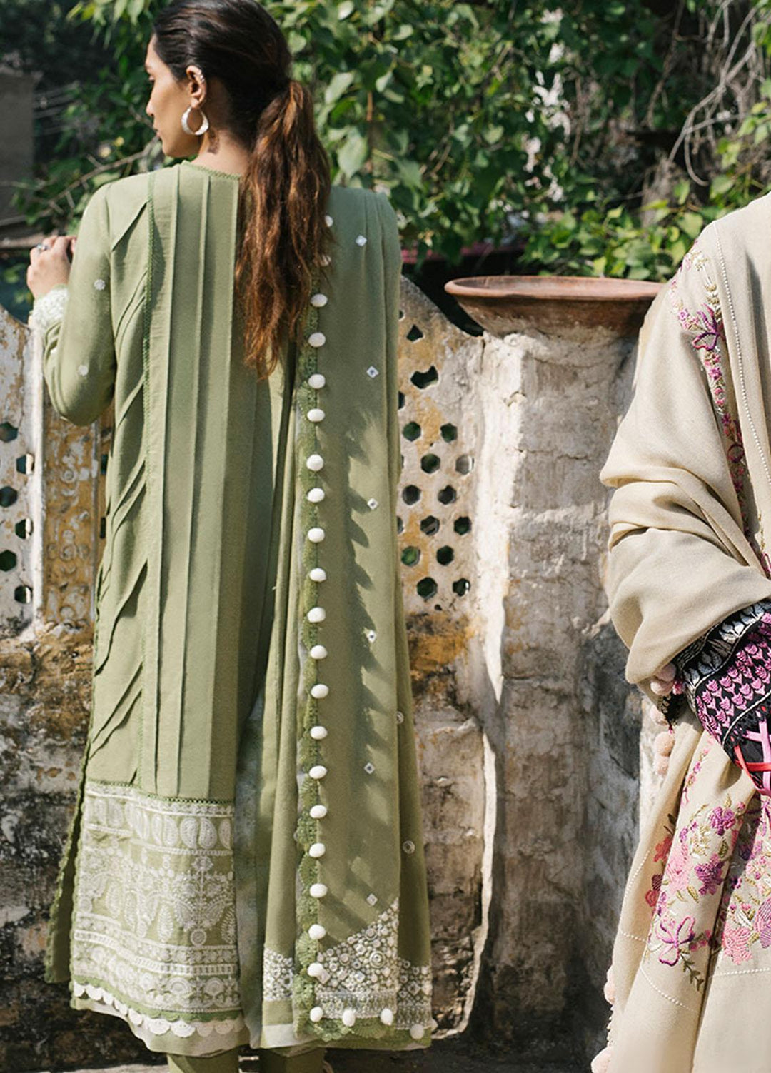 Zaha By Khadijah Shah Embroidered Karandi Suits Unstitched 3 Piece ZKS21HM ZW-21-03 PARISA - Winter Collection