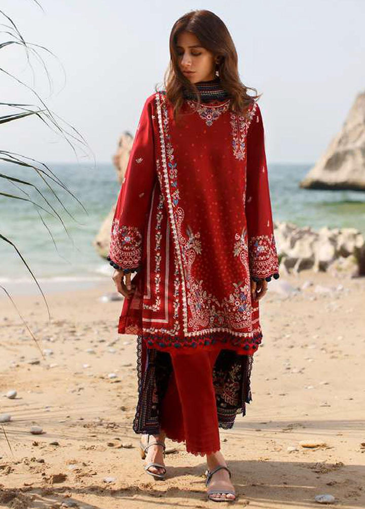 Sahel By Zaha Embroidered Khaddar Suits Unstitched 3 Piece ZKS21S ZW2-21-03 AMEERAH - Winter Collection