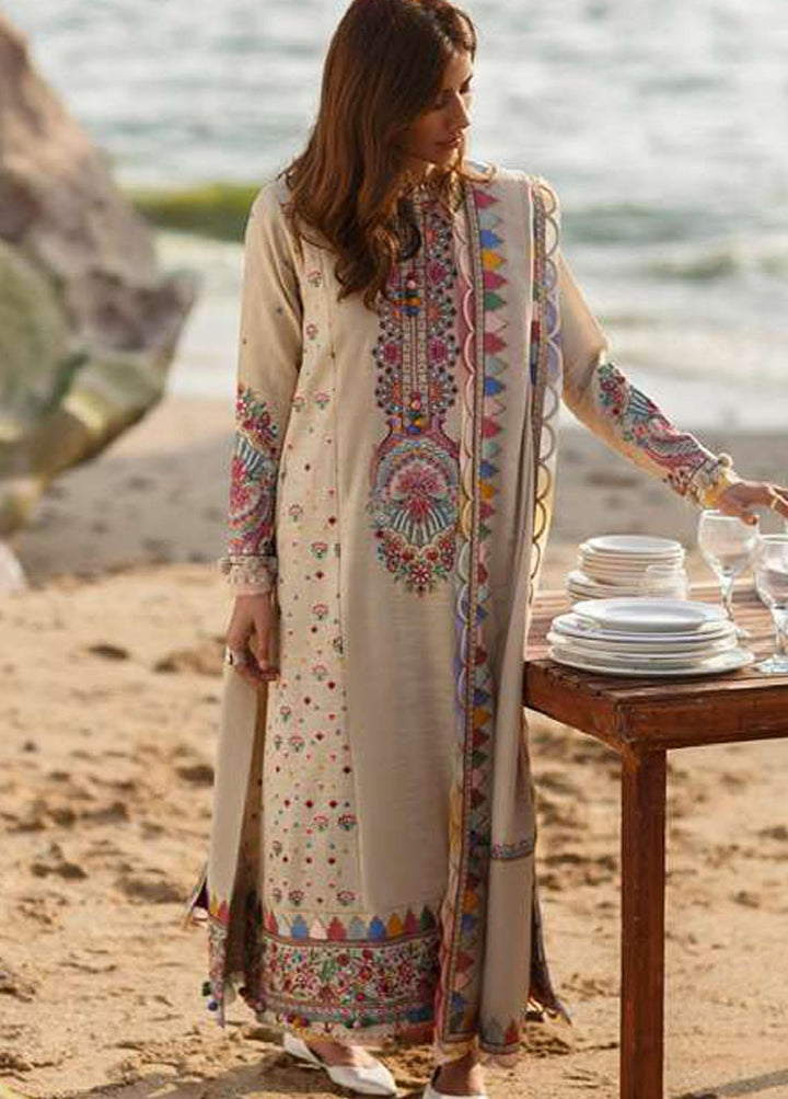 Sahel By Zaha Embroidered Khaddar Suits Unstitched 3 Piece ZKS21S ZW2-21-07 NILOUFER - Winter Collection