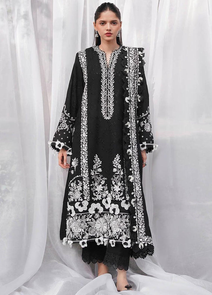 Zaha Embroidered Karandi Suits Unstitched 3 Piece ZKS23W-2 ZW2-23-03 Firuzeh - Winter Collection