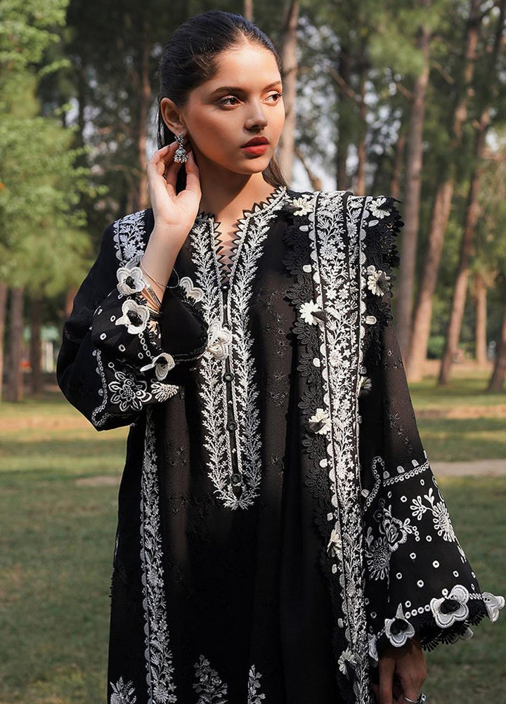 Zaha Embroidered Karandi Suits Unstitched 3 Piece ZKS23W-2 ZW2-23-03 Firuzeh - Winter Collection
