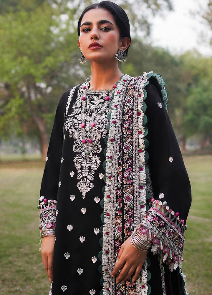 Zaha Embroidered Khaddar Suits Unstitched 3 Piece ZKS23W-2 ZW2-23-04 Talayeh - Winter Collection