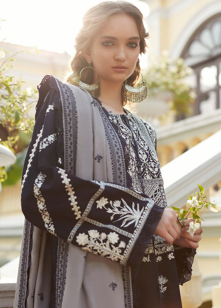Zaha By Khadijah Shah Embroidered Khaddar Suits Unstitched 3 Piece ZKS22W ZW-22-07 SEVDA - Winter Collection