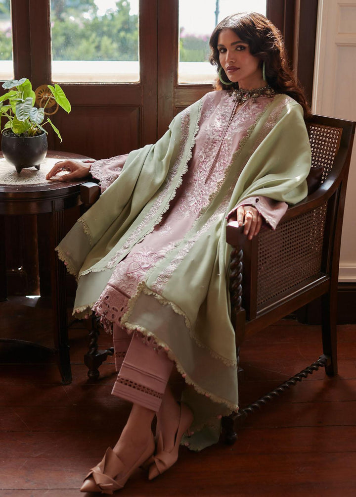 Zaha By Khadijah Shah Embroidered Khaddar Suits Unstitched 3 Piece ZKS22W ZW-22-15 ESANA - Winter Collection