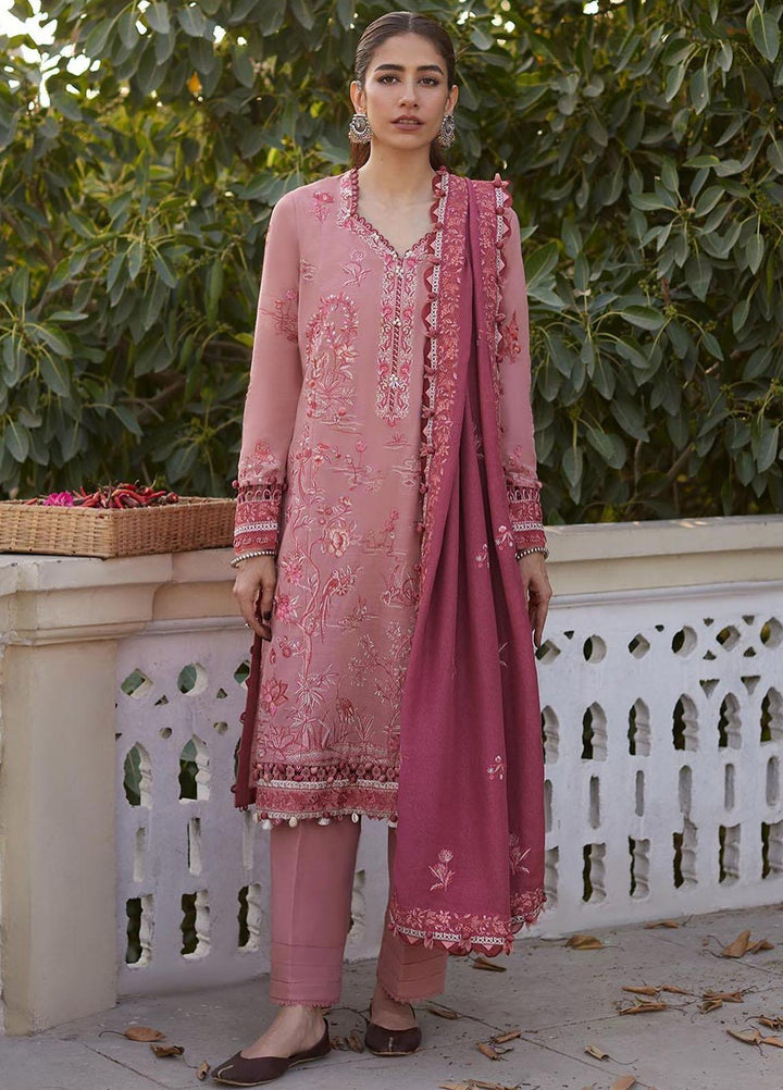 Zaha By Khadijah Shah Embroidered  Suits Unstitched 3 Piece ZKS23W ZW23-08 ELMA - Winter Collection