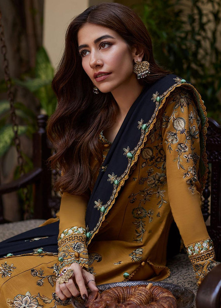 Zaha By Khadijah Shah Embroidered  Suits Unstitched 3 Piece ZKS23W ZW23-11 MELIHA - Winter Collection