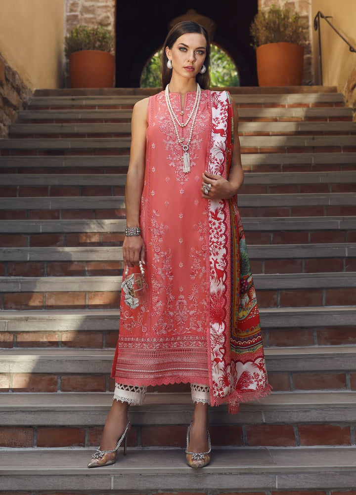 Zaina by Kanwal Malik Embroidered Lawn Suits Unstitched 3 Piece KM25ZL Aanya - Summer Collection