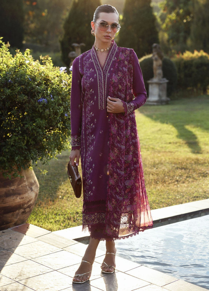 Zaina by Kanwal Malik Embroidered Lawn Suits Unstitched 3 Piece KM25ZL Alvina - Summer Collection