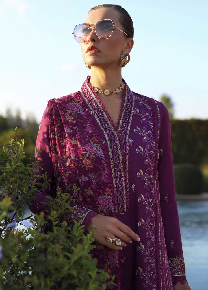 Zaina by Kanwal Malik Embroidered Lawn Suits Unstitched 3 Piece KM25ZL Alvina - Summer Collection