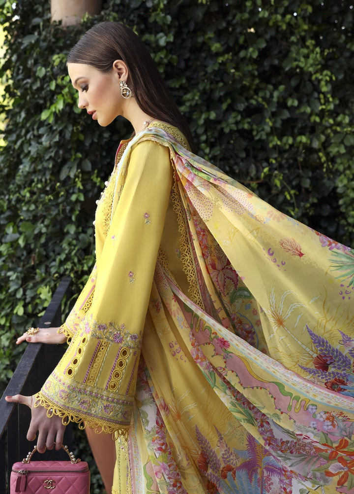 Zaina by Kanwal Malik Embroidered Lawn Suits Unstitched 3 Piece KM25ZL Raiha - Summer Collection