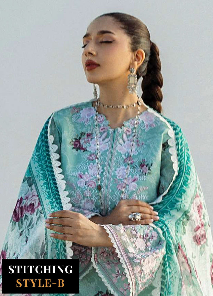 Zainab Chotani Embroidered Lawn Suits Unstitched 3 Piece ZC25TL D-02 Anahita - Summer Collection