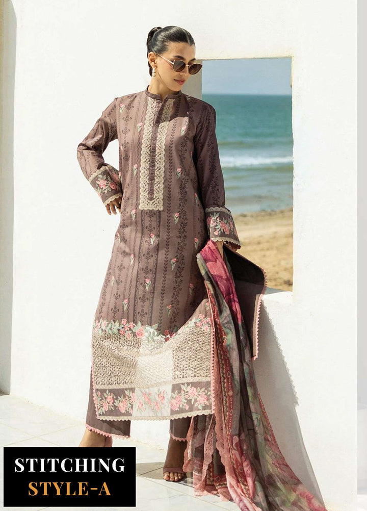 Zainab Chotani Embroidered Lawn Suits Unstitched 3 Piece ZC25TL D-04 Samayrah - Summer Collection