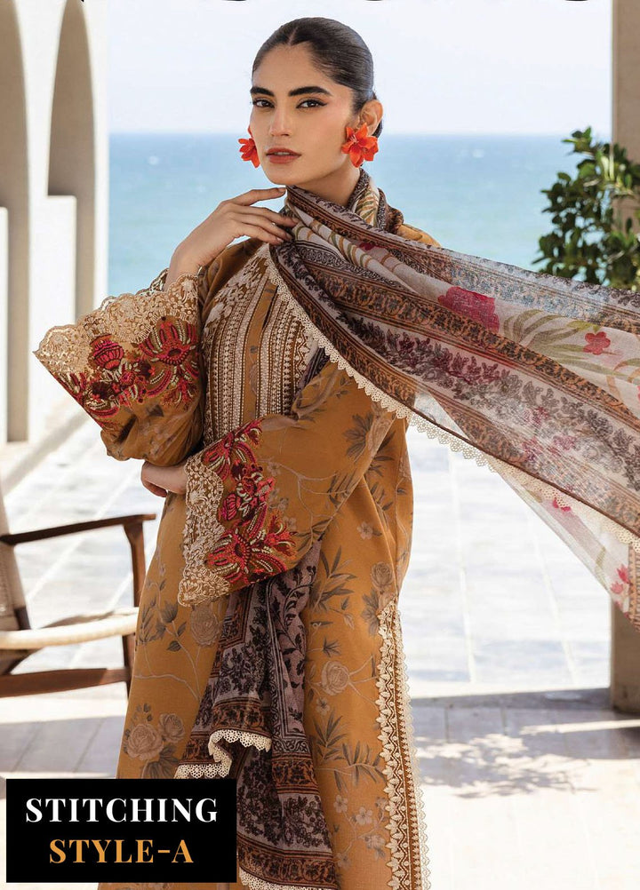 Zainab Chotani Embroidered Lawn Suits Unstitched 3 Piece ZC25TL D-06 Rahma - Summer Collection