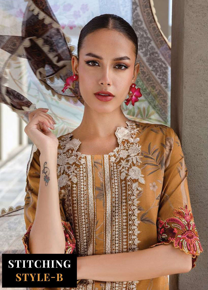Zainab Chotani Embroidered Lawn Suits Unstitched 3 Piece ZC25TL D-06 Rahma - Summer Collection