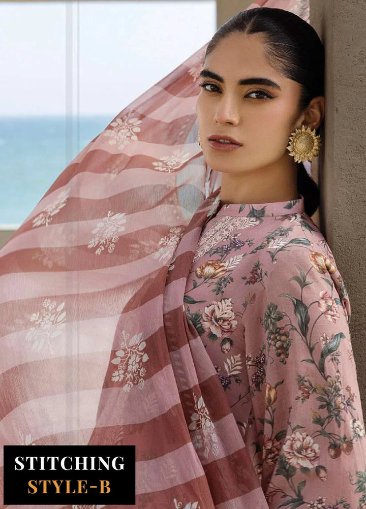 Zainab Chotani Embroidered Lawn Suits Unstitched 3 Piece ZC25TL D-09 Maraya - Summer Collection