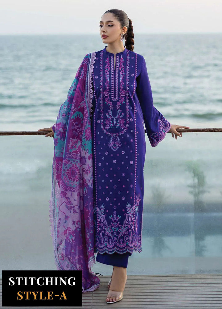 Zainab Chotani Embroidered Lawn Suits Unstitched 3 Piece ZC25TL D-11 Alayah - Summer Collection