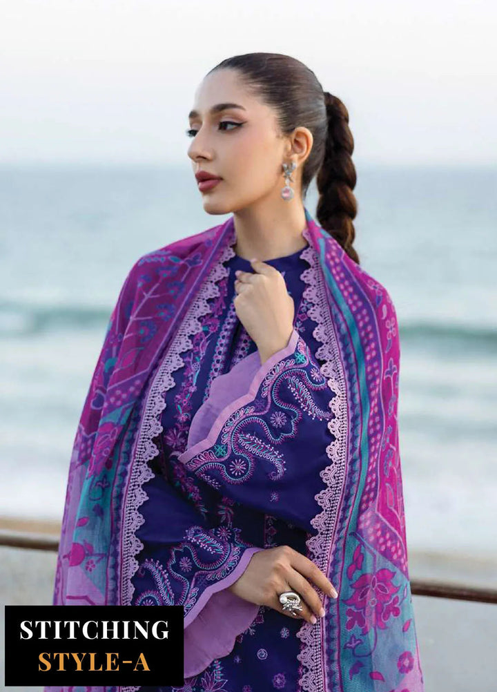 Zainab Chotani Embroidered Lawn Suits Unstitched 3 Piece ZC25TL D-11 Alayah - Summer Collection