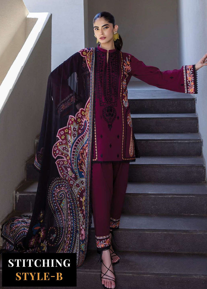 Zainab Chotani Embroidered Lawn Suits Unstitched 3 Piece ZC25TL D-12 Mahay - Summer Collection