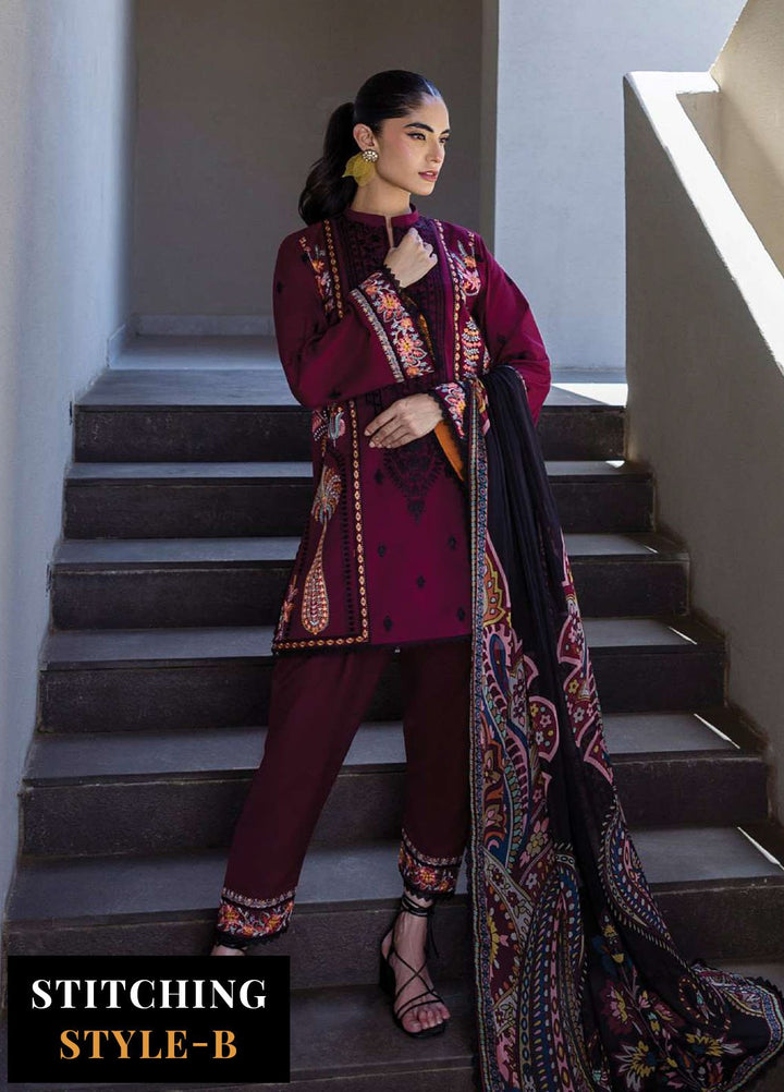 Zainab Chotani Embroidered Lawn Suits Unstitched 3 Piece ZC25TL D-12 Mahay - Summer Collection