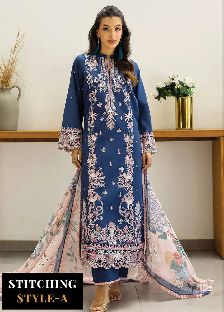 Zainab Chotani Embroidered Lawn Suits Unstitched 3 Piece ZC25TL D-14 Elisa - Summer Collection