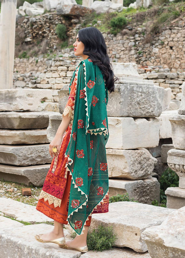 Zainab Chottani Embroidered Chikankari Suits Unstitched 3 Piece ZC21CK 7A Guzel - Luxury Collection