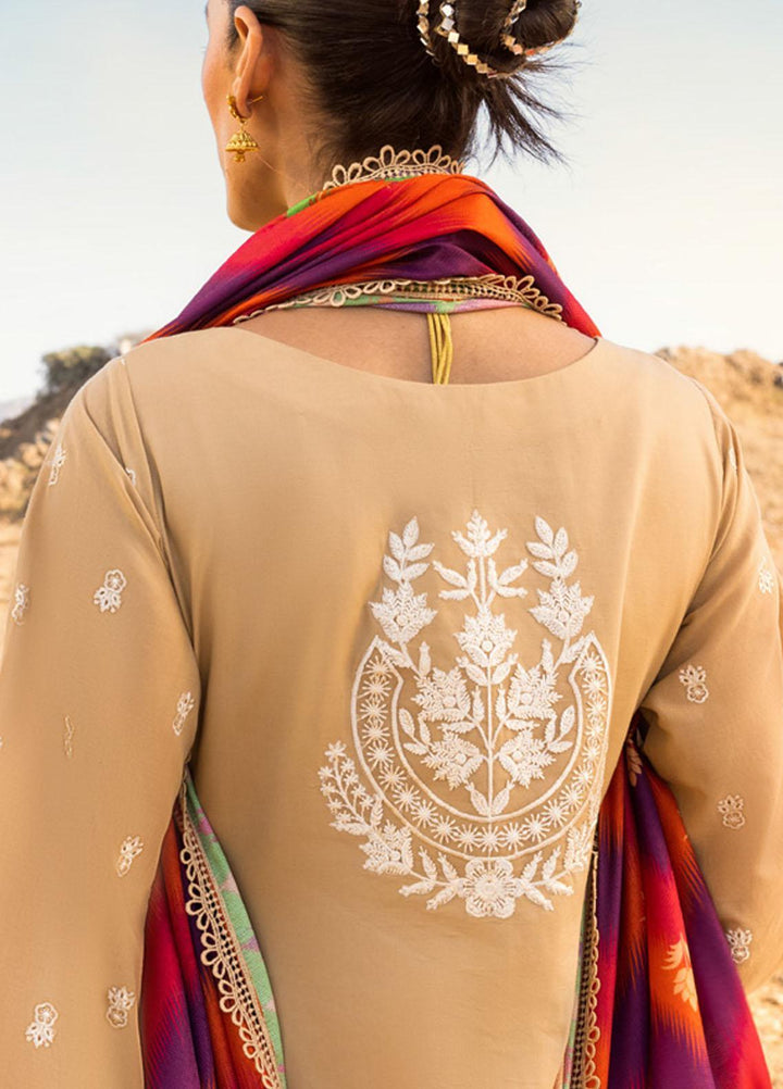 Zainab Chottani Embroidered Lawn Suits Unstitched 3 Piece DEEDAG ZC23CHN 02-A - Luxury Lawn Collection