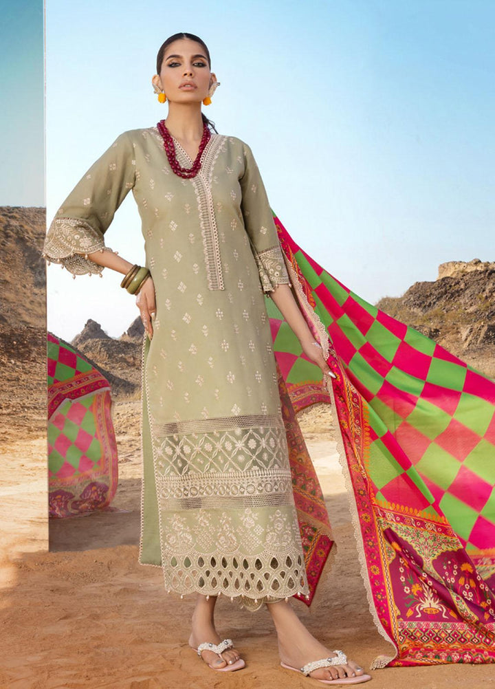 Zainab Chottani Embroidered Lawn Suits Unstitched 3 Piece LAALEN ZC23CHN 10-B - Luxury Lawn Collection