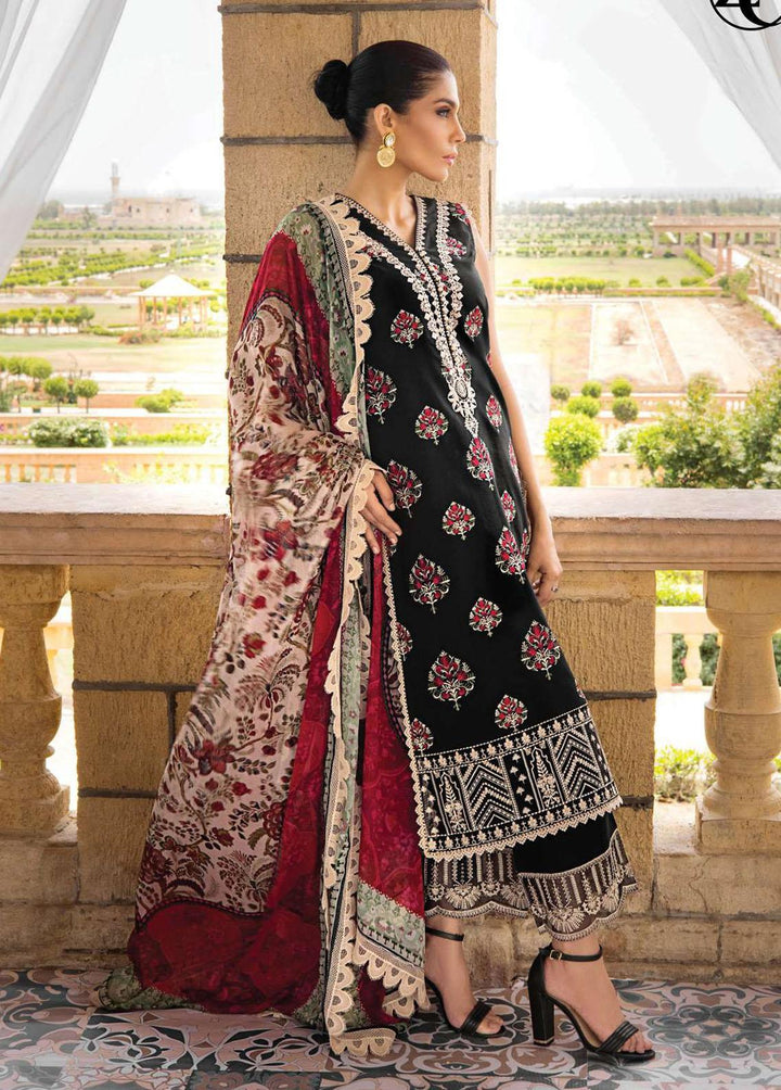 Zainab Chottani Embroidered Lawn Suits Unstitched 3 Piece ZC23L 9A - Luxury Collection