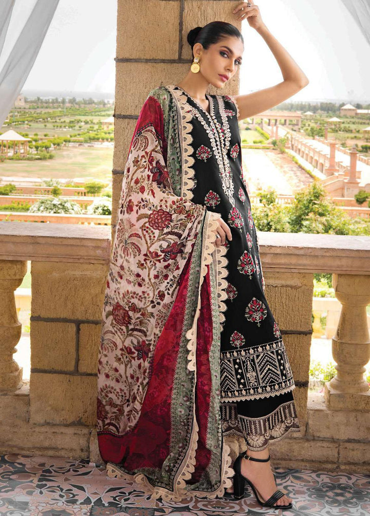 Zainab Chottani Embroidered Lawn Suits Unstitched 3 Piece ZC23L 9A - Luxury Collection