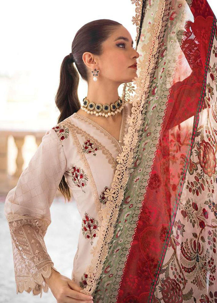 Zainab Chottani Embroidered Lawn Suits Unstitched 3 Piece ZC23L 9B - Luxury Collection