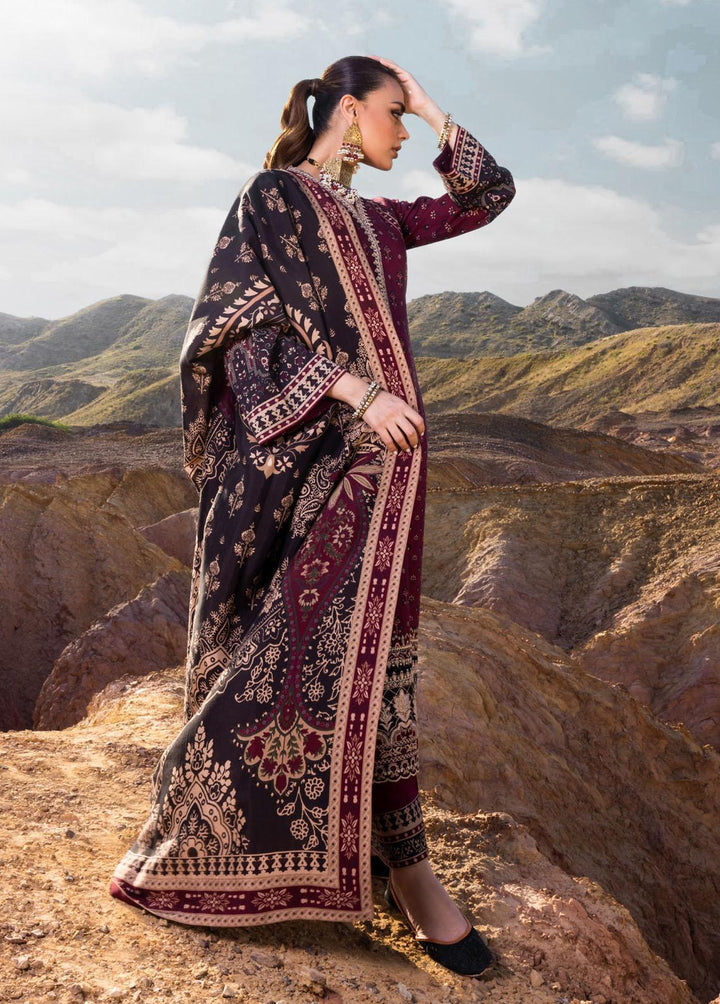 Zainab Chottani Embroidered  Suits Unstitched 3 Piece ZC22W 04 Yareen - Winter Collection