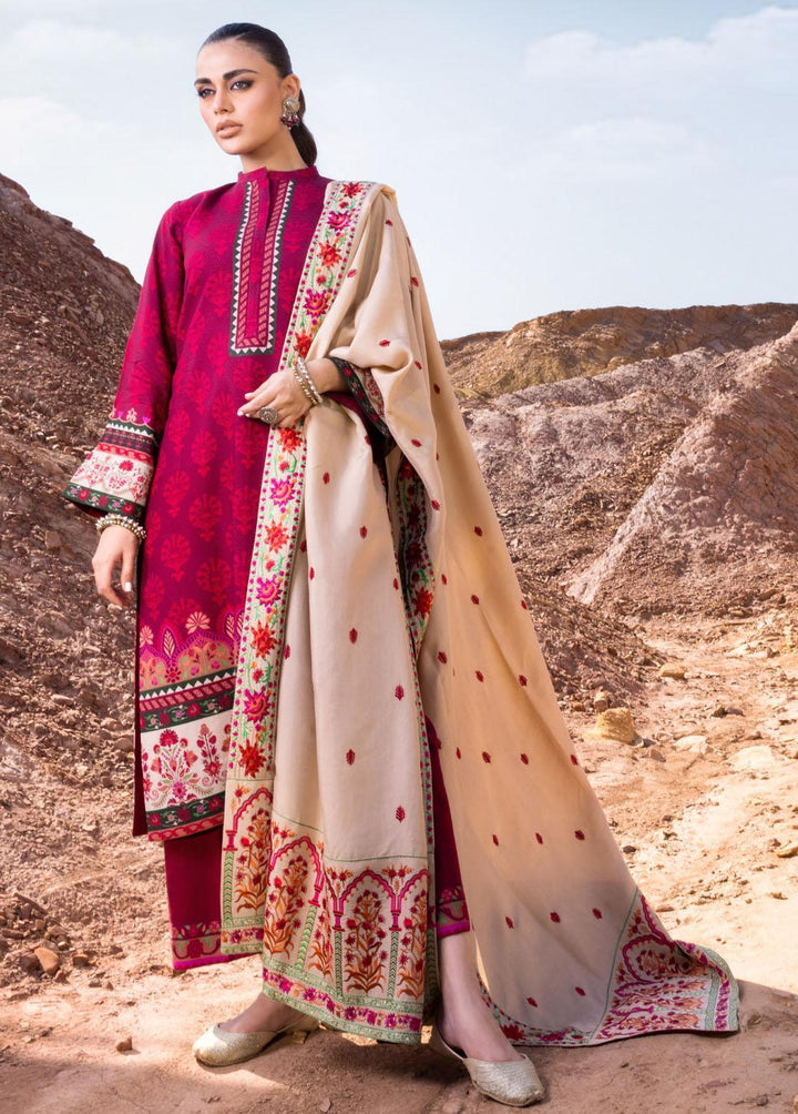 Zainab Chottani Embroidered  Suits Unstitched 3 Piece ZC22W 09 Nurgul - Winter Collection