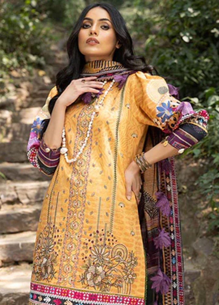 Zaire Print By Izel Embroidered Lawn Suits Unstitched 3 Piece IZL23Z Makao - Summer Collection
