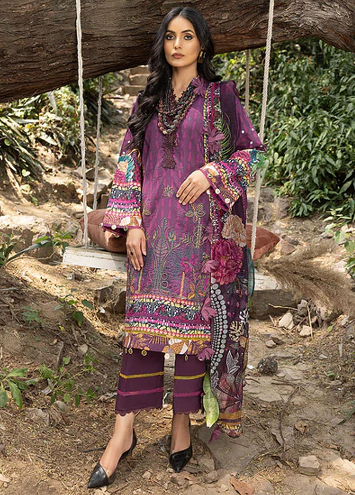 Zaire Print By Izel Embroidered Lawn Suits Unstitched 3 Piece IZL23Z Zola - Summer Collection