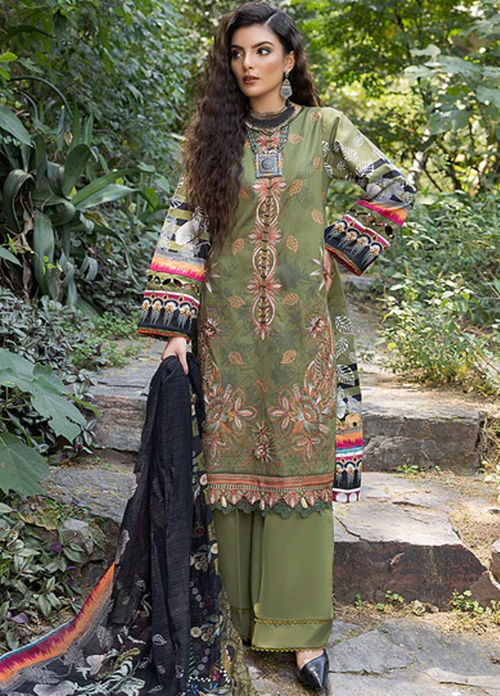 Zaire Print By Izel Embroidered Lawn Suits Unstitched 3 Piece IZL23Z Sawana - Summer Collection