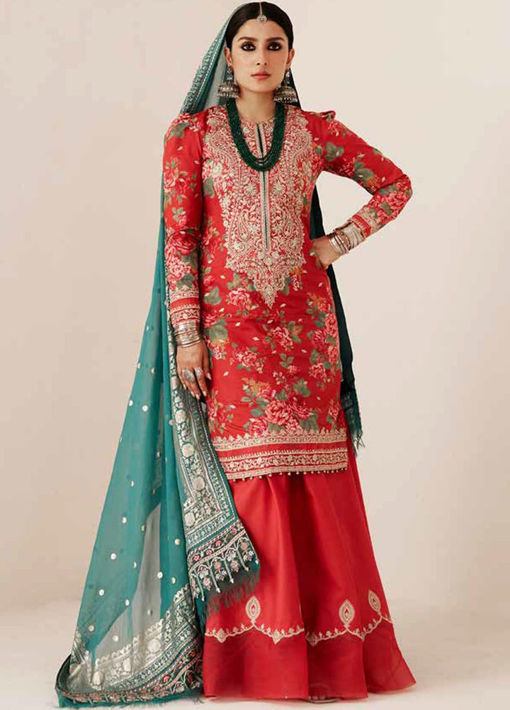 Zara Shahjahan Embroidered Lawn Suits Unstitched 3 Piece ZS24SS D-13B Phool Kari - Summer Collection