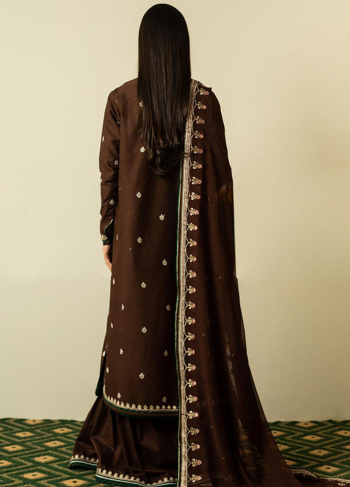 Zara Shahjahan Embroidered  Suits Unstitched 3 Piece ZS23SL-V2 D-04 - Summer Collection