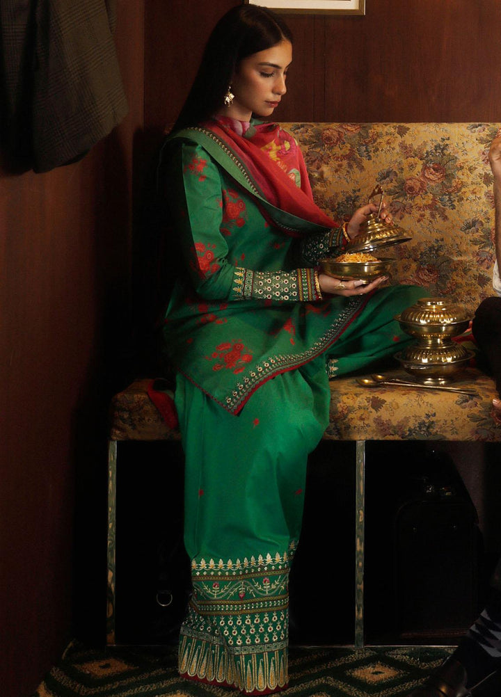 Zara Shahjahan Embroidered  Suits Unstitched 3 Piece ZS23SL-V2 D-07 - Summer Collection