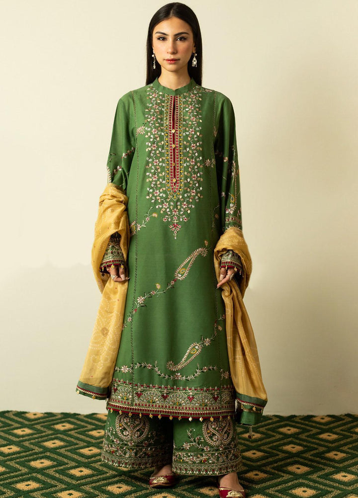 Zara Shahjahan Embroidered  Suits Unstitched 3 Piece ZS23SL-V2 D-09 - Summer Collection