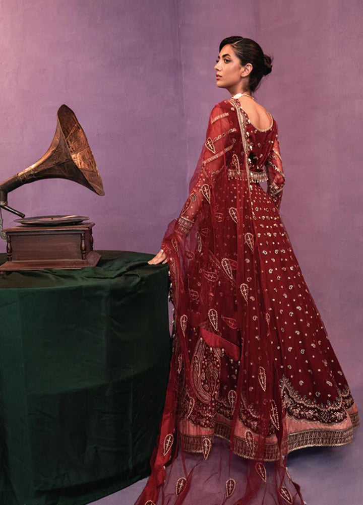 Zarish By Gisele Embroidered Net Suits Unstitched 3 Piece GL23Z LALZARI - Festive Collection