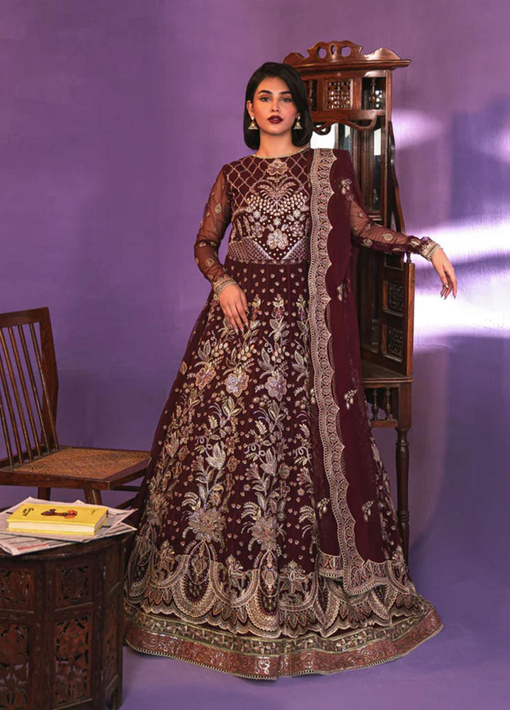 Zarish By Gisele Embroidered Net Suits Unstitched 3 Piece GL23Z SPEZALA - Festive Collection