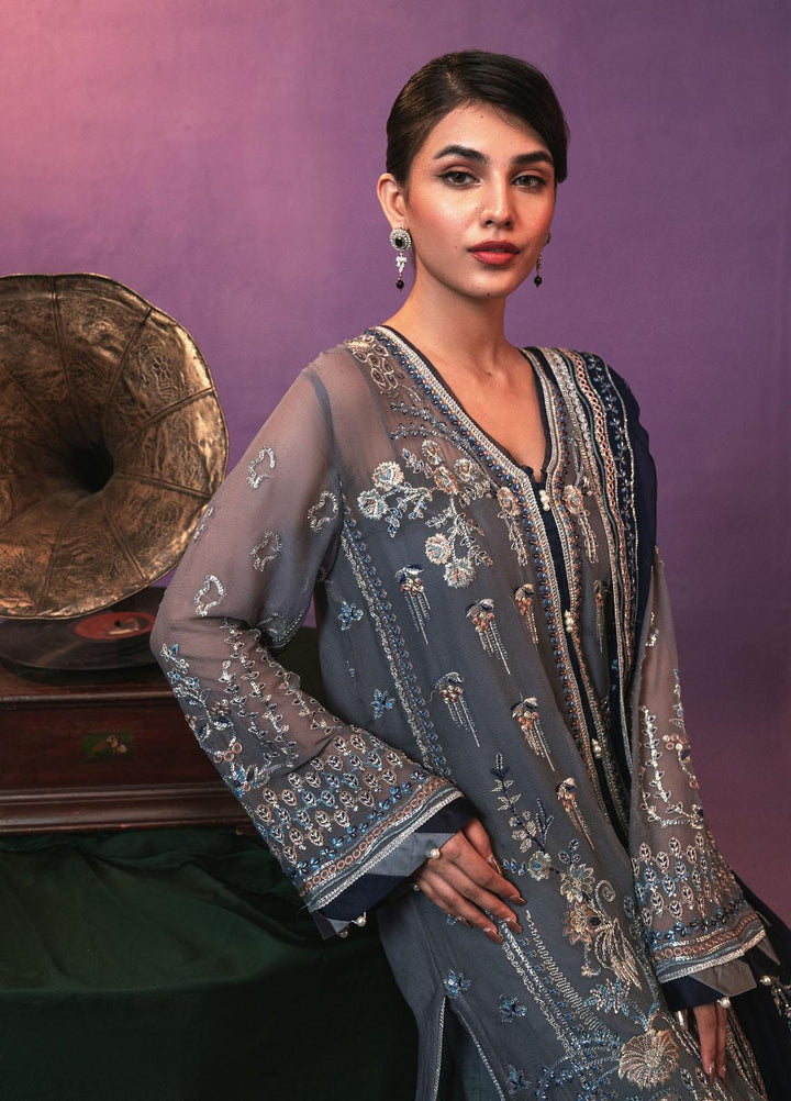 Zarish By Gisele Embroidered Chiffon Suits Unstitched 3 Piece GL23Z WAGMA - Festive Collection