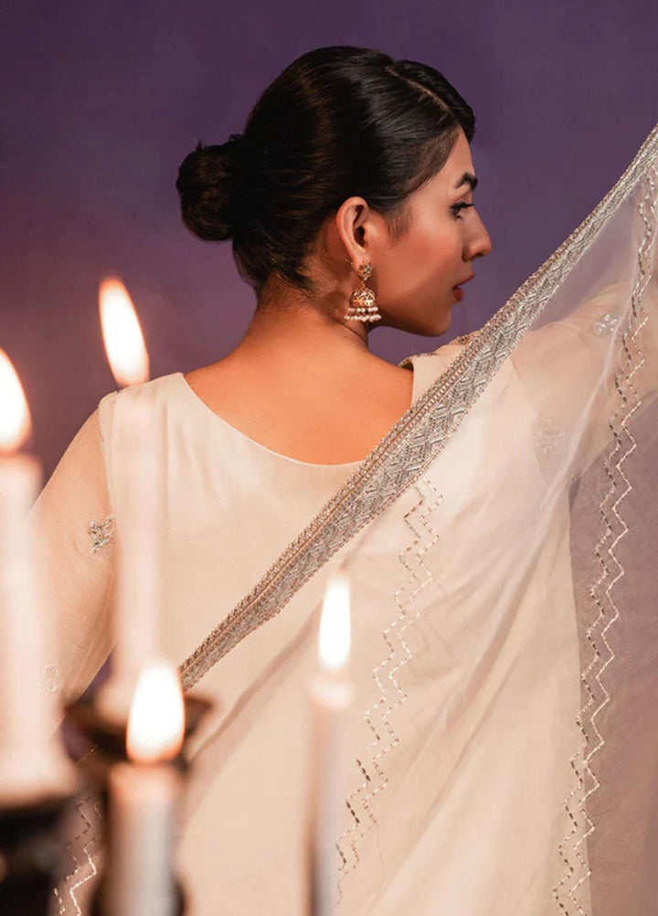 Zarish By Gisele Embroidered Chiffon Suits Unstitched 3 Piece GL23Z ZAHLA - Festive Collection