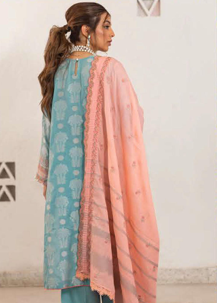 Zellbury Embroidered Jacquard Suits Unstitched 3 Piece ZB22UL WULC22E30323 - Luxury Collection