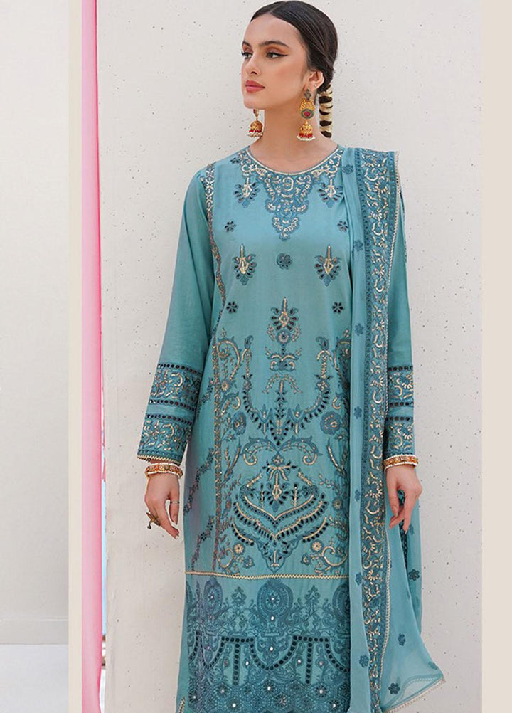 Zellbury Embroidered Lawn Suits Unstitched 3 Piece ZB23UL D-30366 - Luxury Collection