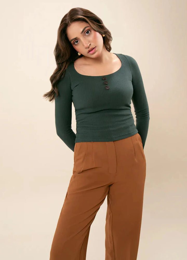 Zenyre Pret Western Waffle 1 Piece Neck Top