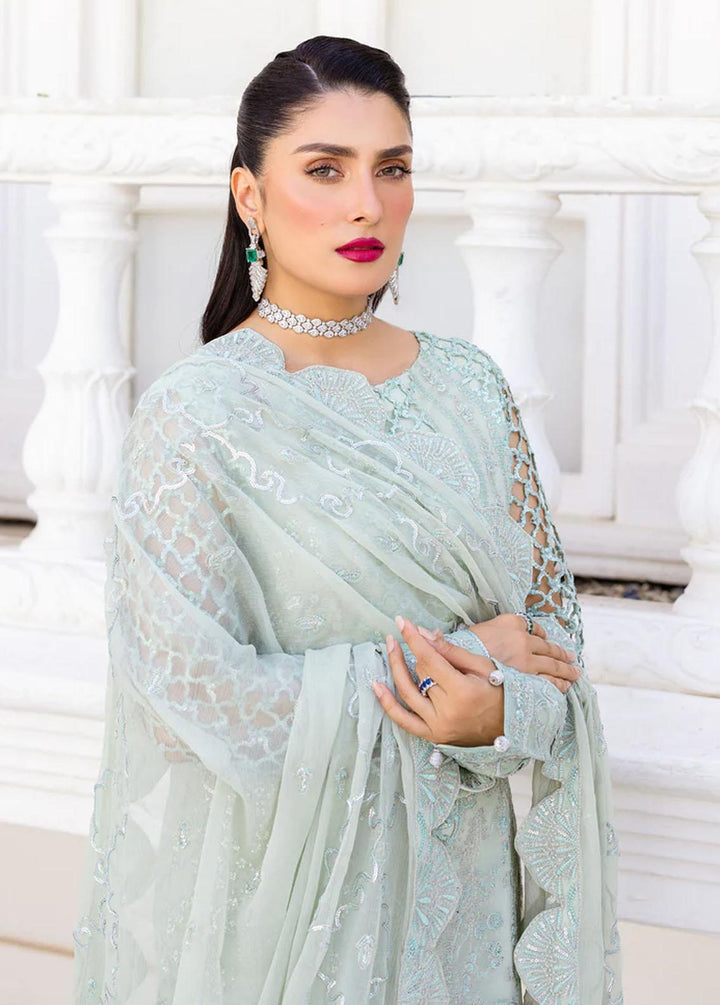 Zimal By Emaan Adeel Embroidered Chiffon Suits Unstitched 3 Piece EA23Z ZM-07 Zernaab - Luxury Collection