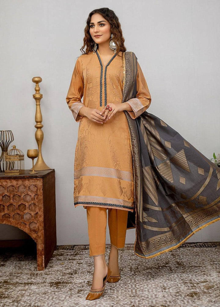 Ziva By Safwa Jacquard Lawn Suits Unstitched 3 Piece SW23Z SJC-04 - Summer Collection